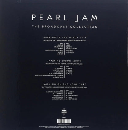 Pearl Jam - The Pearl Jam Broadcast Collection (Limited Edition, Clear Vinyl) (3 LP Box Set) - Joco Records
