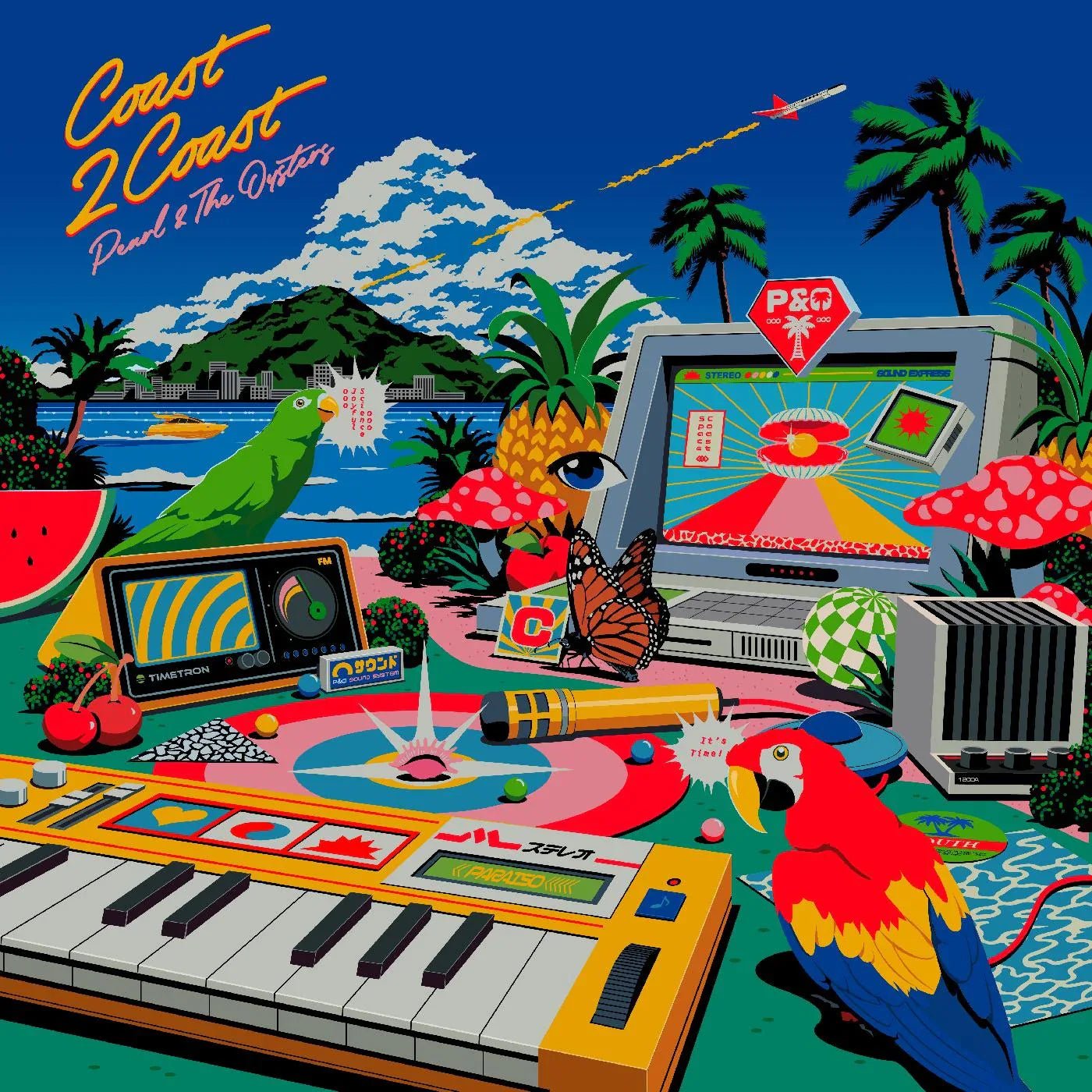 Pearl & The Oysters - Coast 2 Coast (Blue Wave Vinyl) - Joco Records
