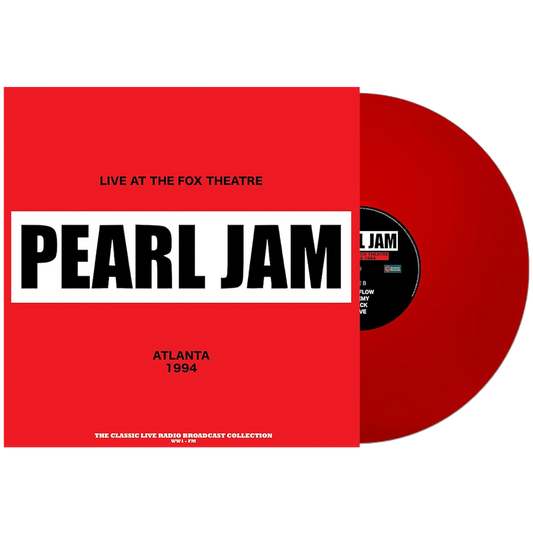 Pearl Jam - Live at the Fox Theatre, Atlanta 1994 (Import, Broadcast Recordings, Red Vinyl) (LP) - Joco Records