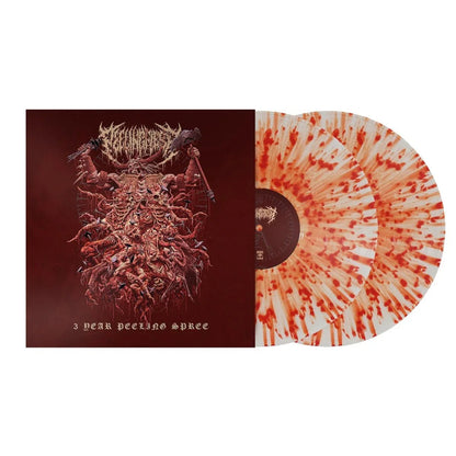 Peelingflesh - 3 Year Peeling Spree (Candy Coated Corpse Splatter Vinyl) (2 LP) - Joco Records
