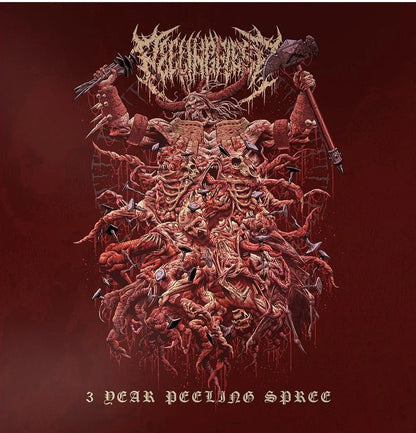 Peelingflesh - 3 Year Peeling Spree (Candy Coated Corpse Splatter Vinyl) (2 LP) - Joco Records