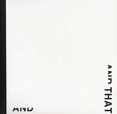 Peter Downsbrough - And That (LP) - Joco Records