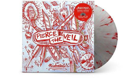 Pierce the Veil - Misadventures (Indie Exclusive, Color Vinyl, Red, Silver) (LP) - Joco Records