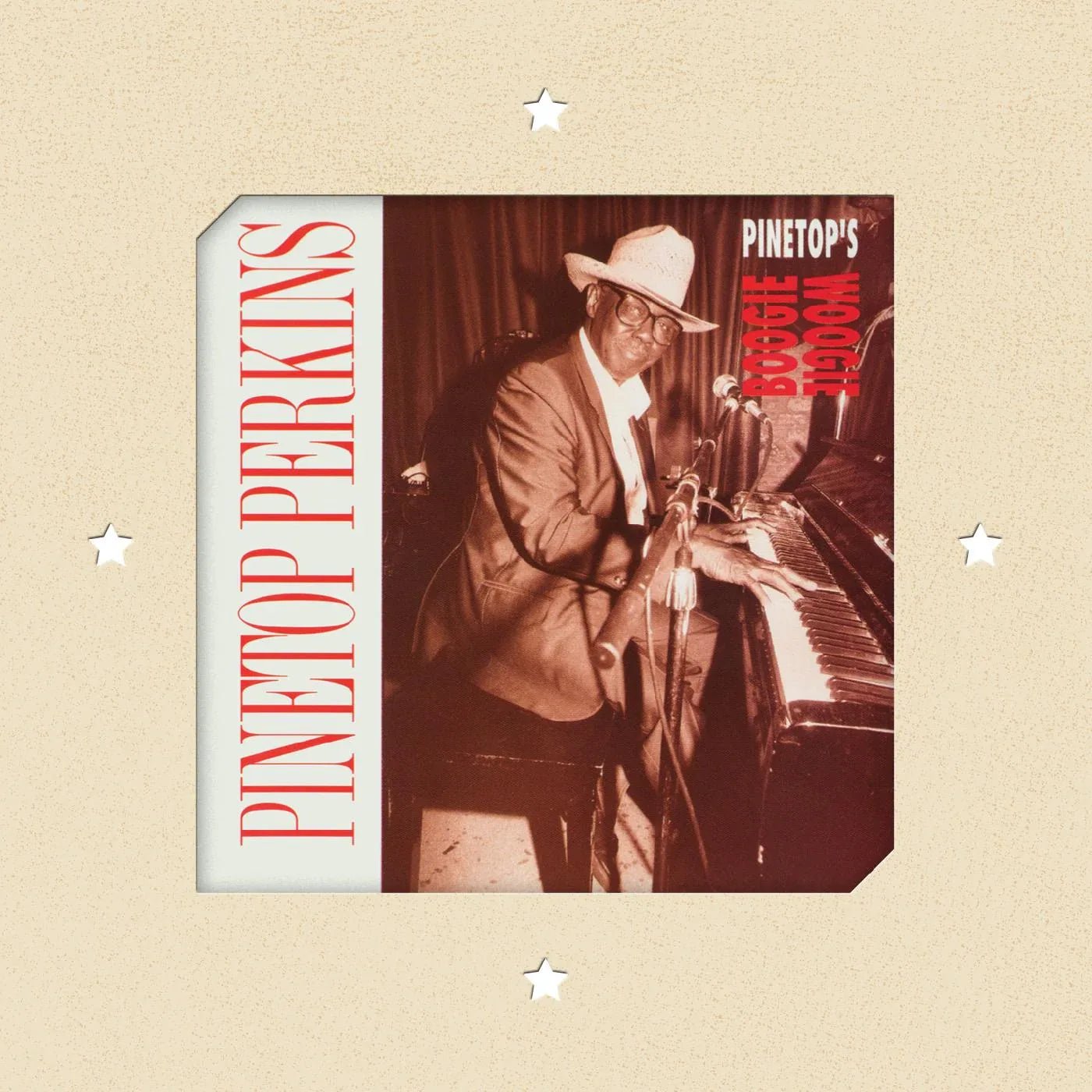 Pinetop Perkins - Pinetop's Boogie Woogie (Limited Edition Cherry Red Vinyl) (2 LP) - Joco Records