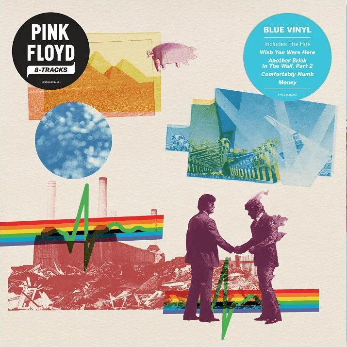 Pink Floyd - 8-Tracks (Limited Edition Import, 180 Gram Blue Vinyl) (LP) - Joco Records