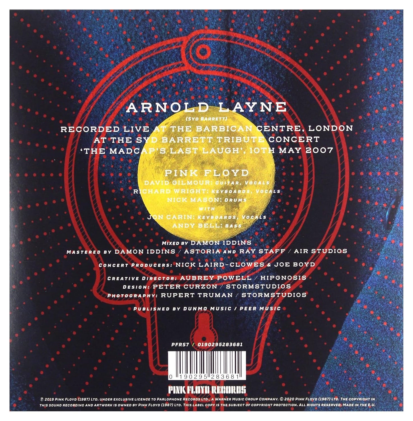 Pink Floyd - Arnold Layne (Live at Syd Barrett Tribute) (RSD Exclusive) (7" Vinyl Single) - Joco Records