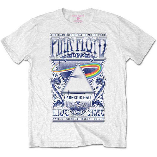 Pink Floyd - Carnegie Hall 1972 Poster Tee (T-Shirt) - Joco Records