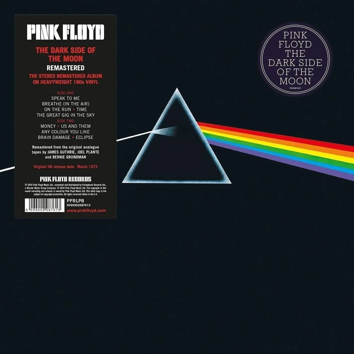 Pink Floyd - The Dark Side Of The Moon (Remastered, 180 Gram) (LP) - Joco Records