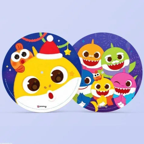 Pinkfong - Christmas Sharks (Picture Disc Vinyl) (7" Single) - Joco Records