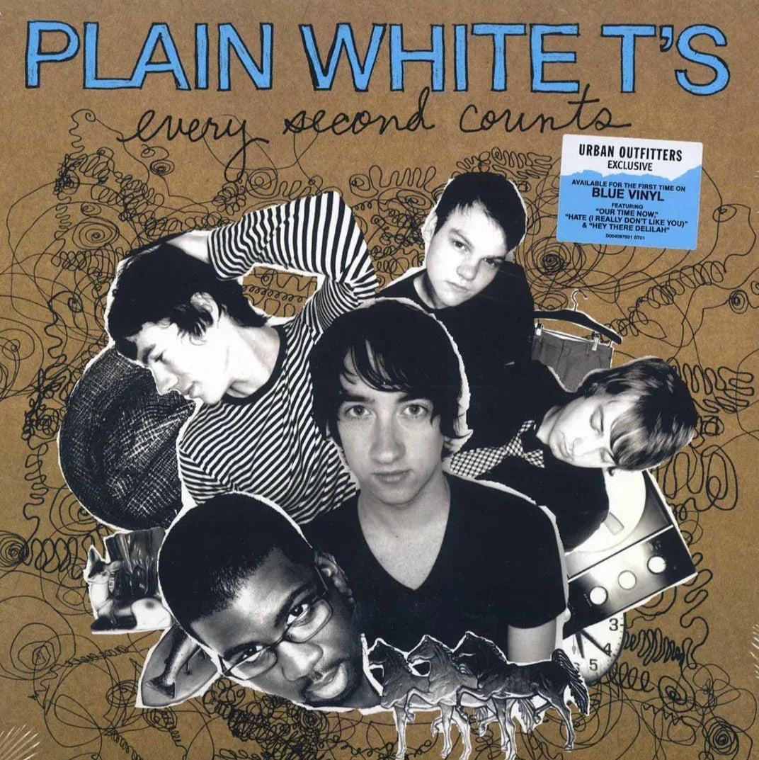 Plain White T's - Every Second Counts (Limited Edition, Blue Vinyl, Bonus Track) (Vinyl) - Joco Records