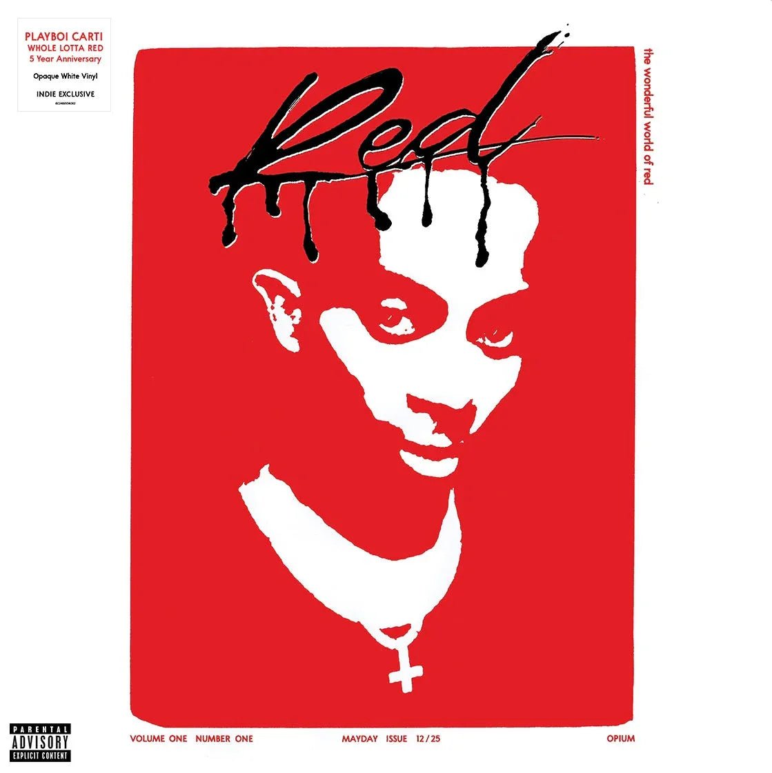Playboi Carti - Whole Lotta Red (5 Year Anniversary Edition) (Indie Exclusive) (Rain Cloud White 2 LP) (Alternate Cover) - Joco Records