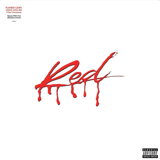 Playboi Carti - Whole Lotta Red (5 Year Anniversary Edition) (Rain Cloud White 2 LP) - Joco Records