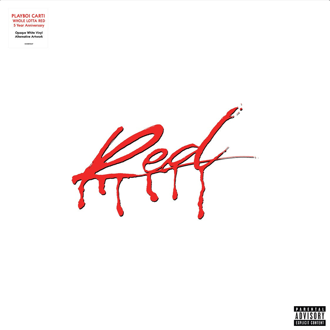 Playboi Carti - Whole Lotta Red (5 Year Anniversary Edition) (Rain Cloud White 2 LP)