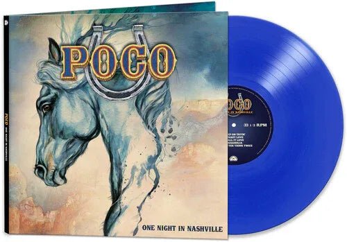 Poco - One Night In Nashville (Transparent Blue Vinyl) (Color Vinyl, Limited Edition) (LP) - Joco Records