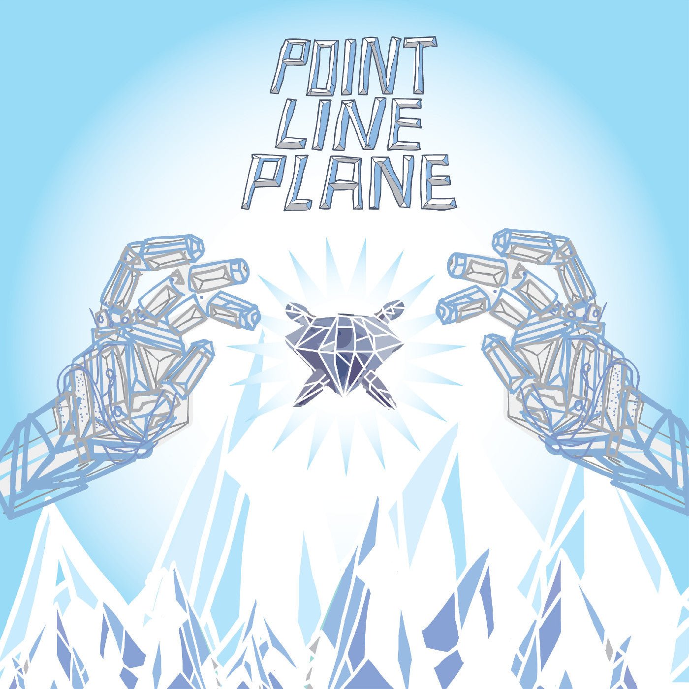 Point Line Plane - Point Line Plane (8 - Bit Blue Vinyl) (7 - Inch Single) - Joco Records