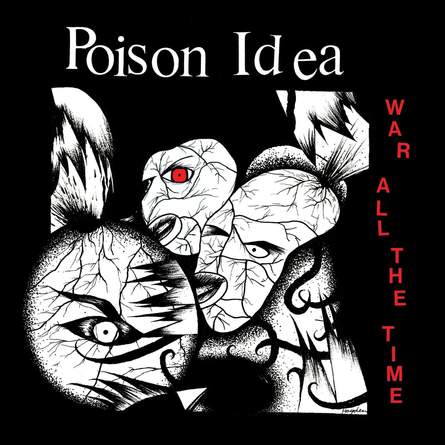 Poison Idea - War All The Time (Red Vinyl) (LP) - Joco Records