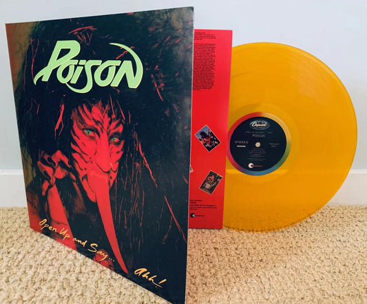 Poison - Open Up And Say Ahh! (180 Gram Vinyl, Color Vinyl, Gold, Limited Edition, Gatefold LP Jacket) - Joco Records