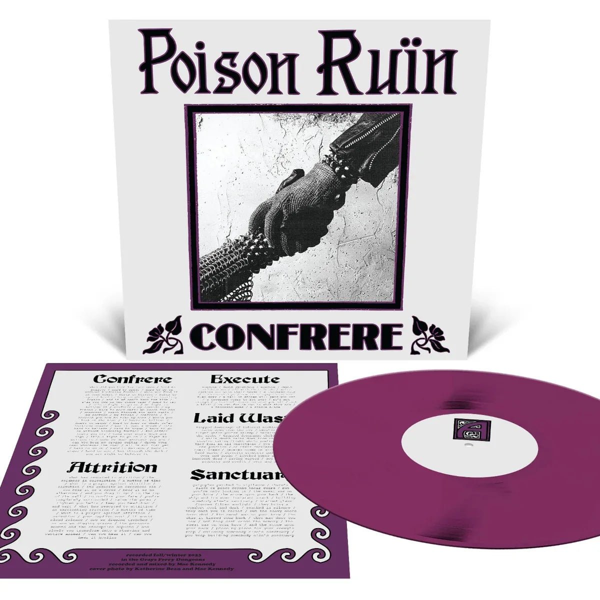 Poison Ruin - Confrere (Purple Vinyl) (12-Inch Vinyl EP) - Joco Records