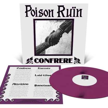 Poison Ruin - Confrere (Purple Vinyl) (12-Inch Vinyl EP) - Joco Records