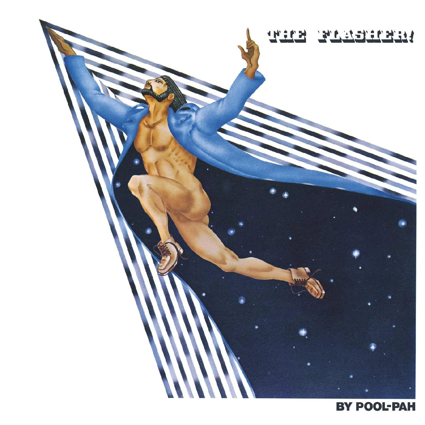 Pool-Pah - The Flasher (Black & White Swirl Vinyl) (LP) - Joco Records