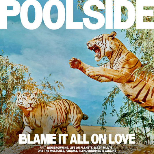Poolside - Blame It All On Love (Orange Vinyl) (LP) - Joco Records