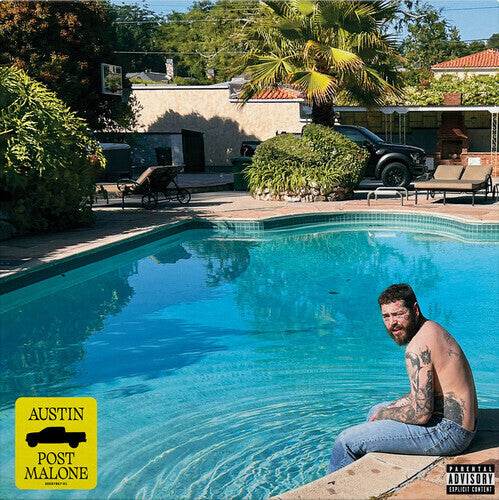 Post Malone - Austin (Explicit Content) (Limited Edition, Translucent Blue Vinyl) (2 LP) - Joco Records