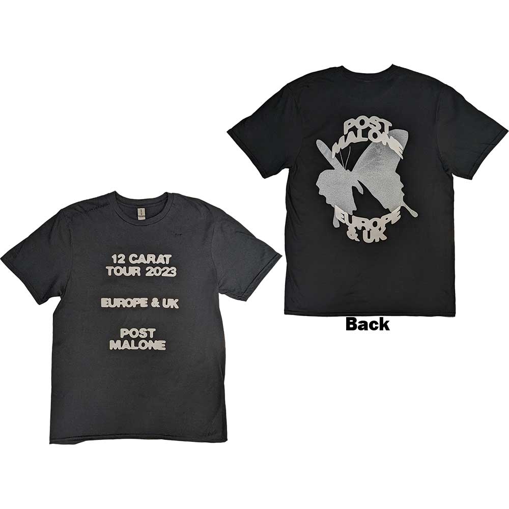 Post Malone - Butterfly Logo 2023 Tour (T-Shirt) - Joco Records