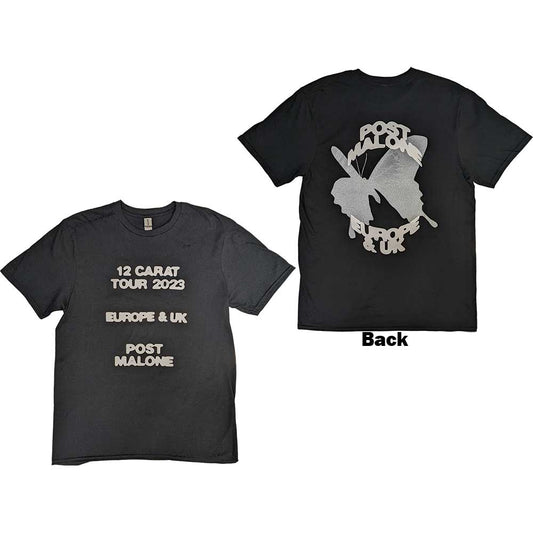 Post Malone - Butterfly Logo 2023 Tour (T-Shirt) - Joco Records