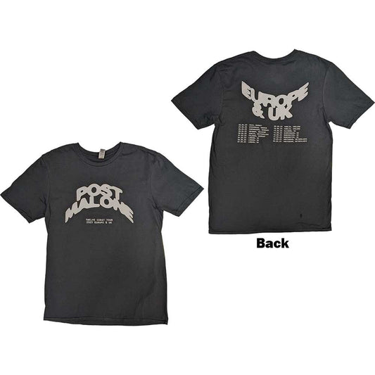 Post Malone - Curved Logo 2023 Tour Dates (T-Shirt) - Joco Records