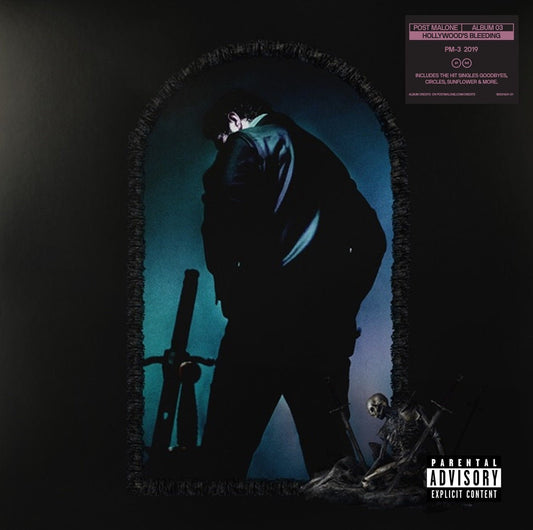 Post Malone - Hollywood's Bleeding (Transparent Green Vinyl) (2 LP) - Joco Records