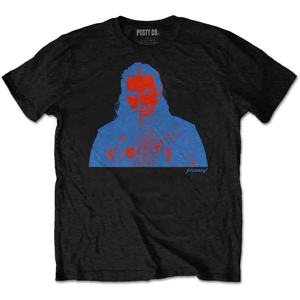 Post Malone - Red & Blue Photo (T-Shirt) - Joco Records