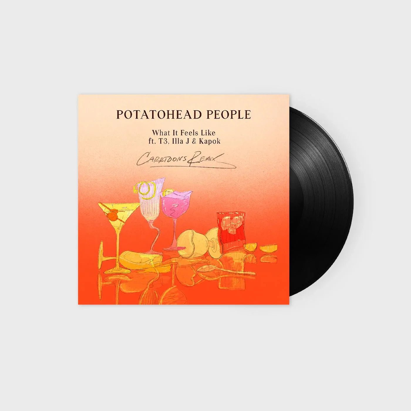Potatohead People - What It Feels Like (feat. T3, Illa J & Kapok) (Carrtoons Remix) (7-Inch Single) - Joco Records
