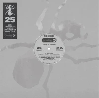 Prodigy - Fat Of The Land: 25th Anniversary (Silver Vinyl, Import) (12-Inch Vinyl EP) - Joco Records