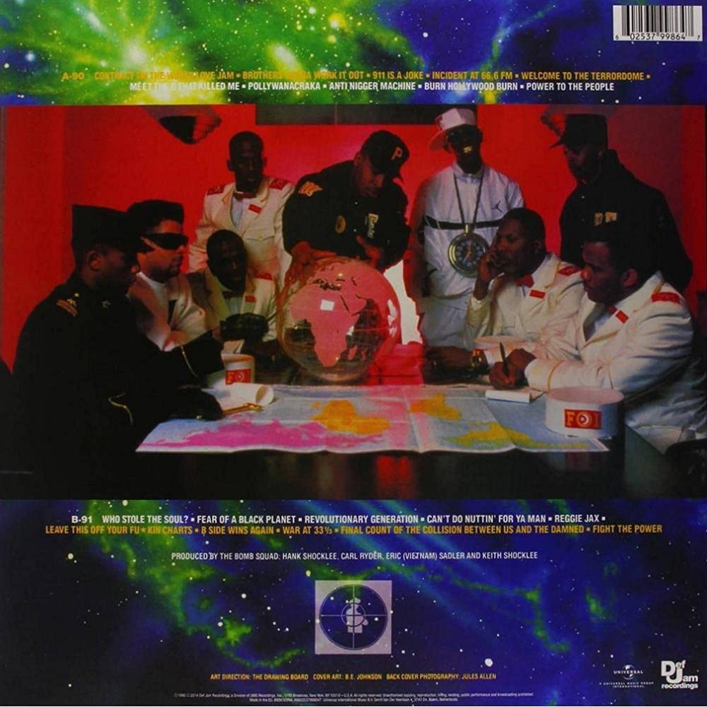 Public Enemy - Fear Of A Black Plan (LP) - Joco Records