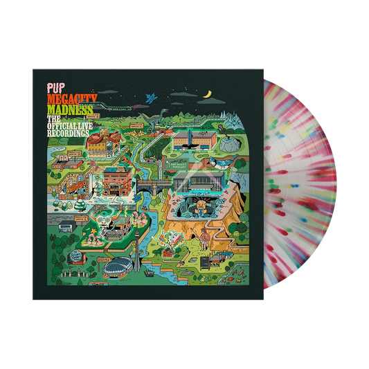 PUP - Megacity Madness (The Official Live Recordings) (Multicolor Splatter Vinyl) (LP) - Joco Records