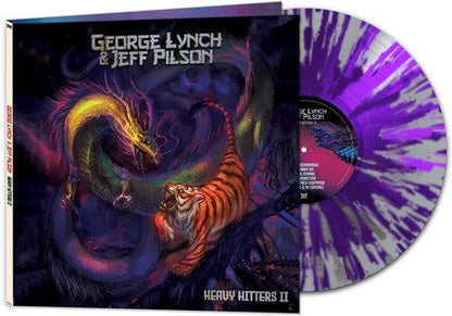 George Lynch - Heavy Hitters II - Silver/ purple Splatter (Vinyl) - Joco Records