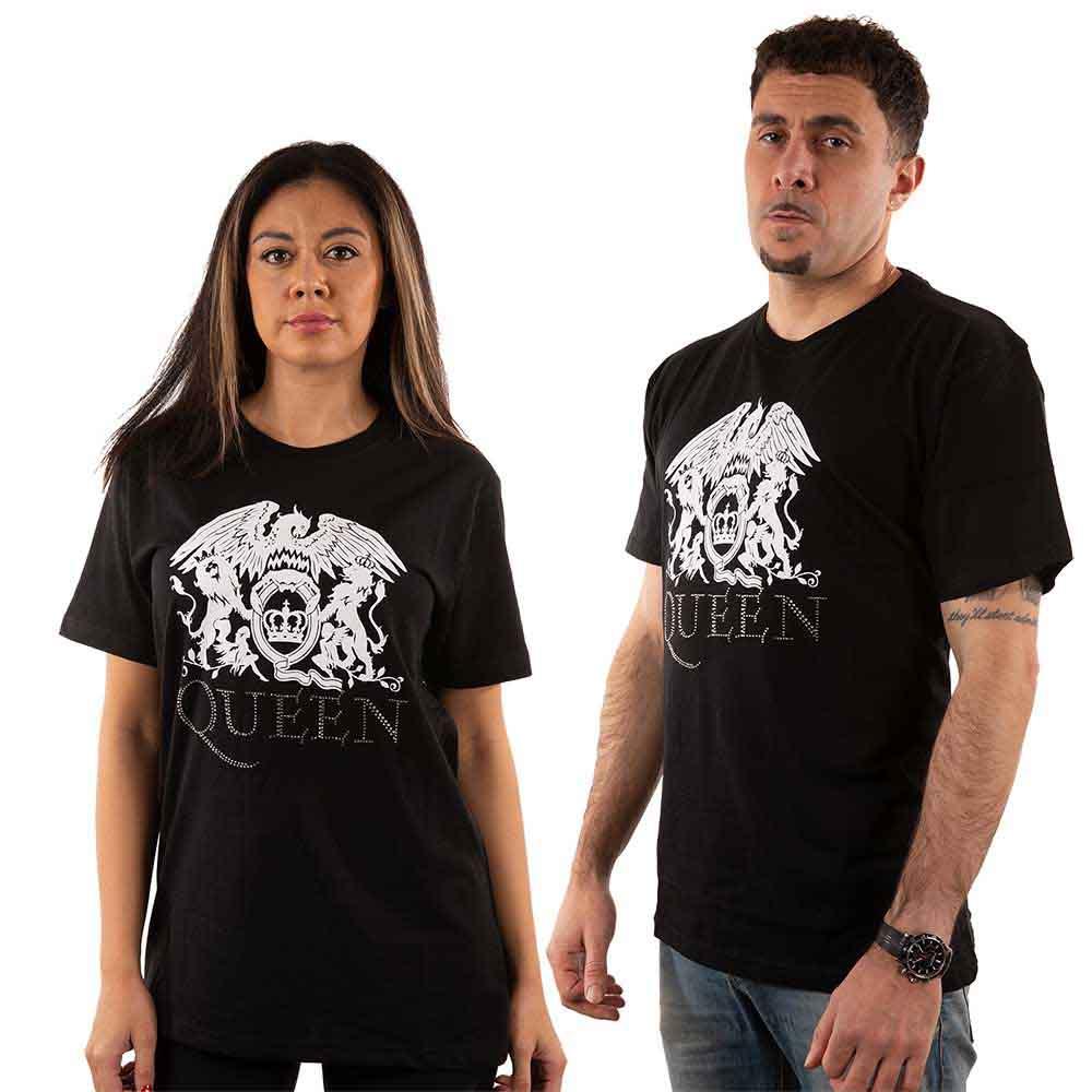 Queen - Band Crest Logo Tee (T-Shirt) - Joco Records