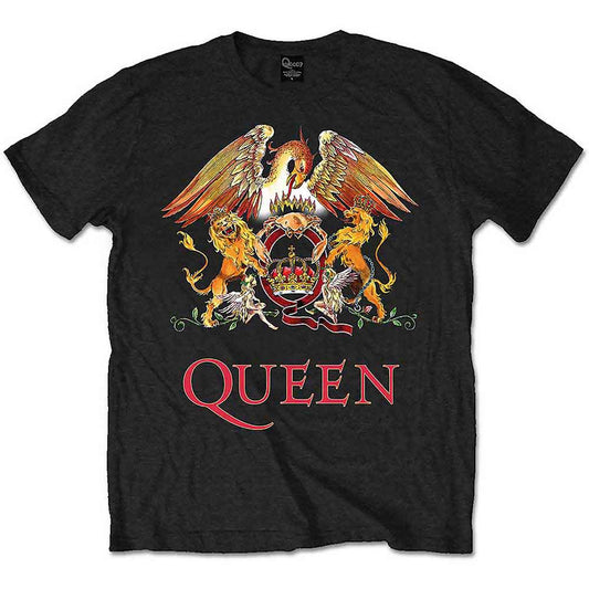 Queen - Classic Crest - Band Logo (T-Shirt)