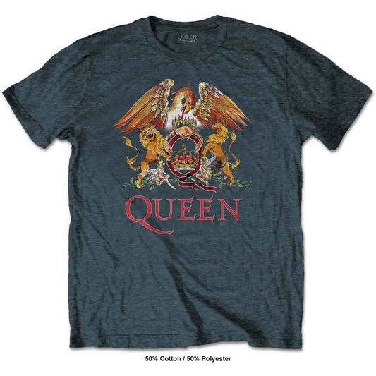 Queen - Classic Crest Logo (T-Shirt)