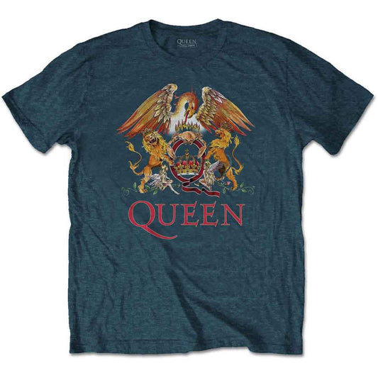 Queen - Classic Crest - Band Tee (T-Shirt)