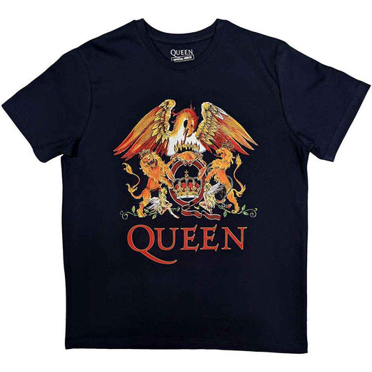 Queen - Classic Crest - Band Logo Tee (T-Shirt)