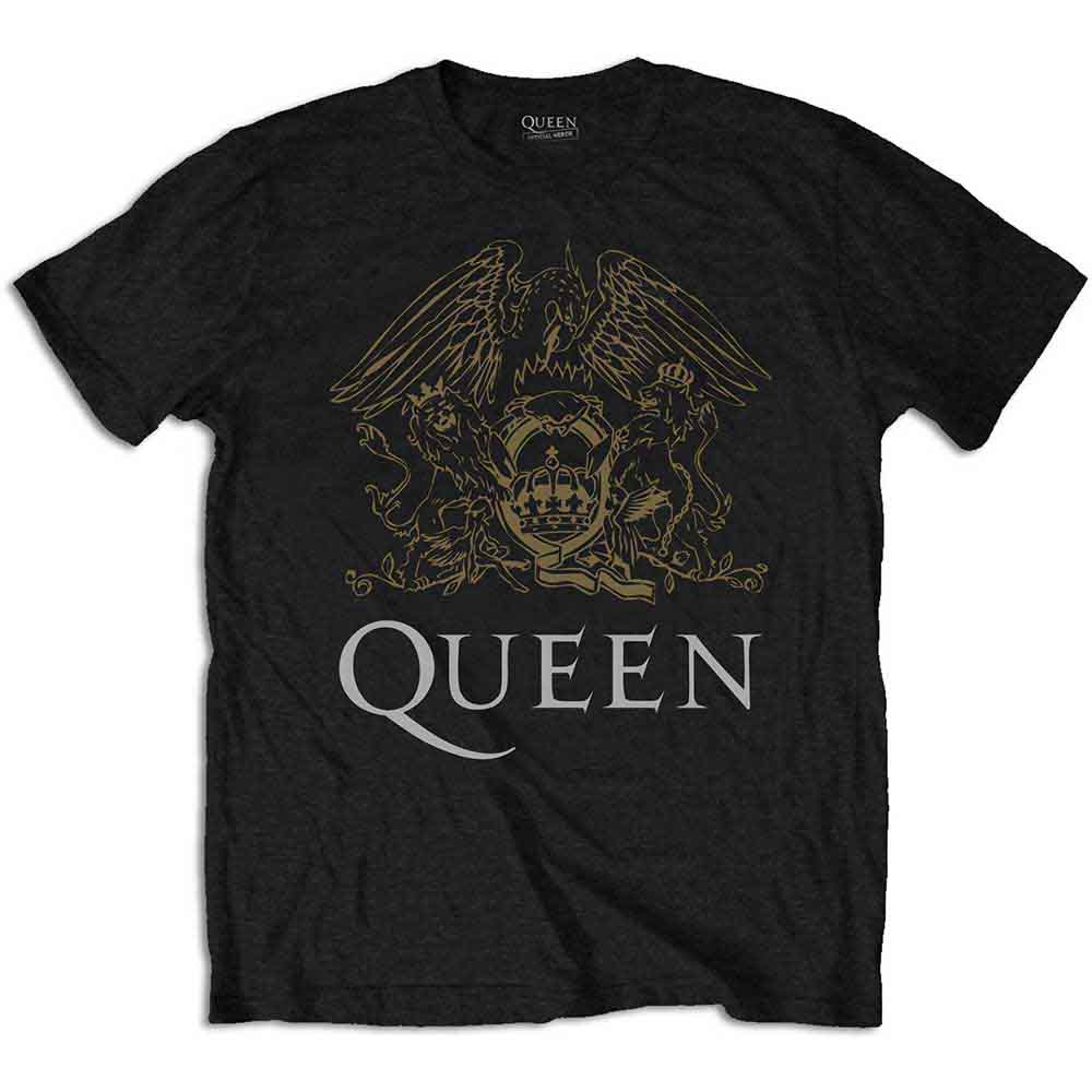 Queen - Band Crest Logo -Shirt (T-Shirt)