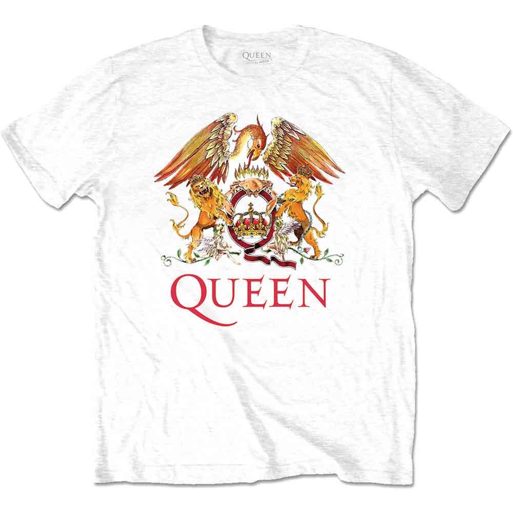 Queen - Iconic Crest Design (T-Shirt) - Joco Records