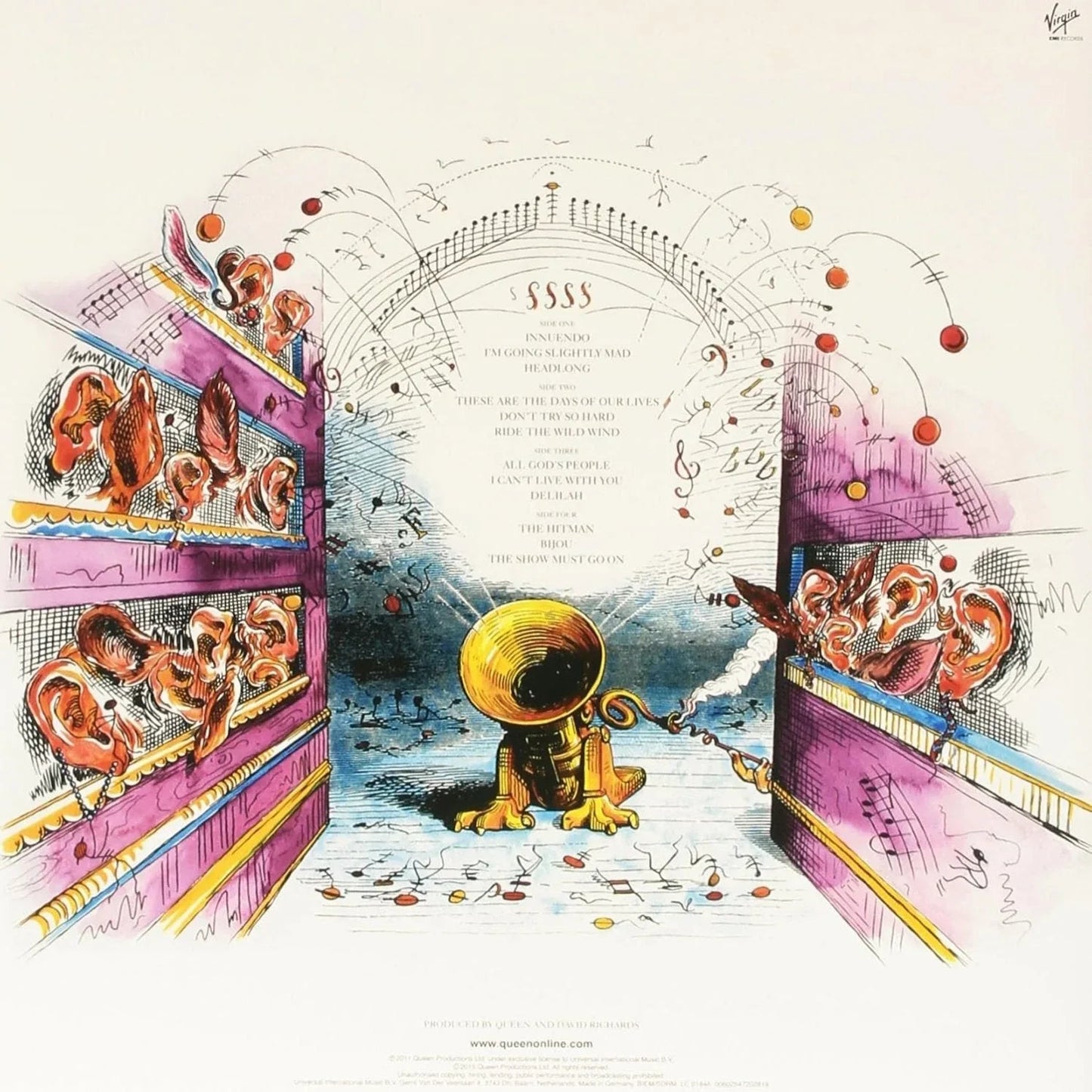 Queen - Innuendo (Limited Import, Half Speed Mastered, 180 Gram) (2 LP) - Joco Records