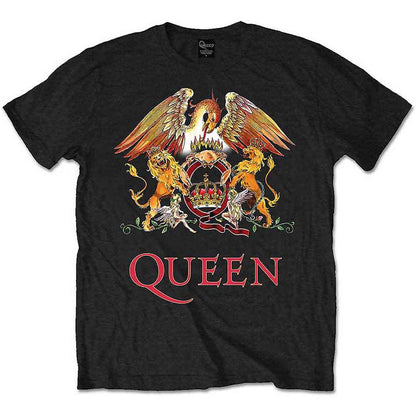 Queen - Legendary Crest Graphic (T-Shirt) - Joco Records