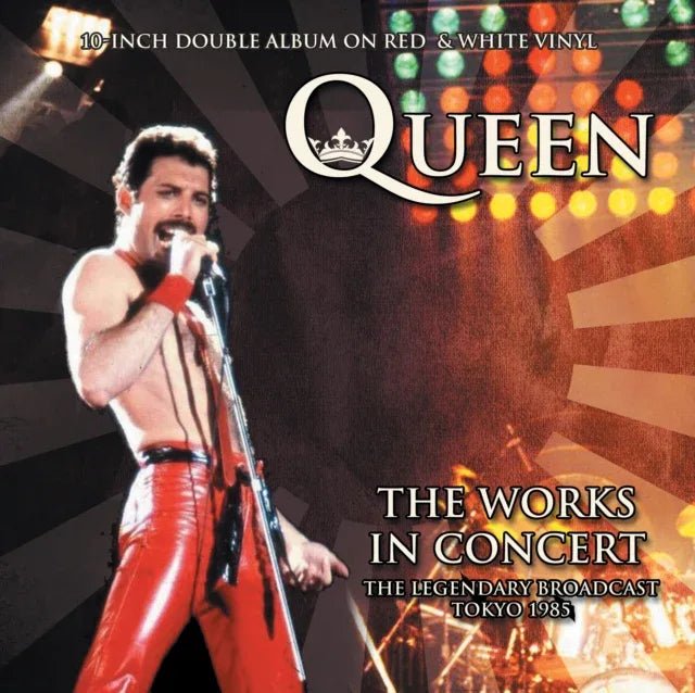 Queen - The Works In Concert (10" Red & White Vinyl) (2 LP) - Joco Records