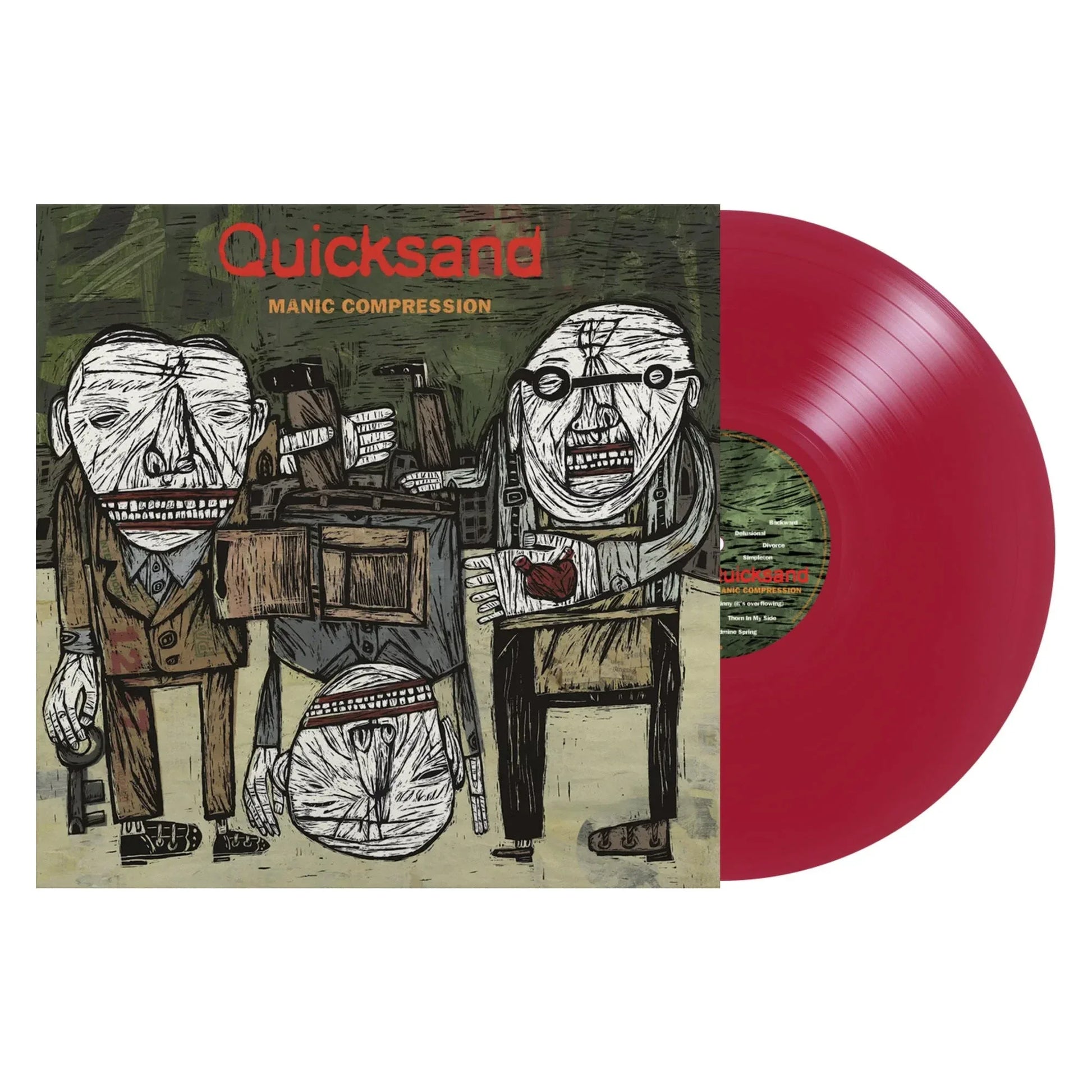 Quicksand - Manic Compression (Open Heart Red Vinyl)