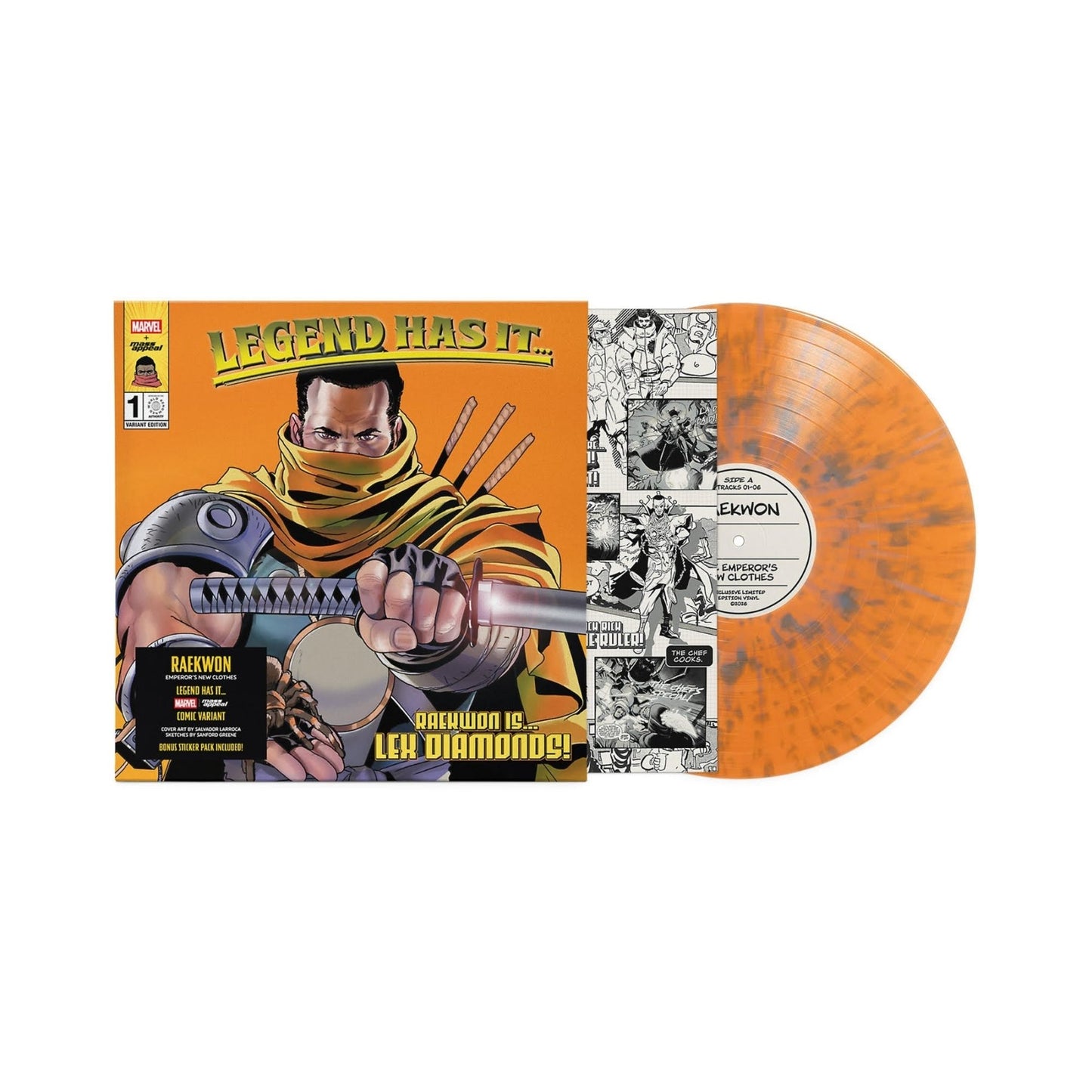 Raekwon - The Emperor's New Clothes (Orange Splatter Vinyl) (LP) - Joco Records