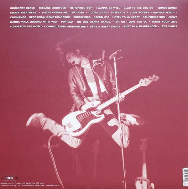Ramones - Live at the Old Waldorf, San Francisco, Jan, 1978 (Broadcast Import) (LP) - Joco Records