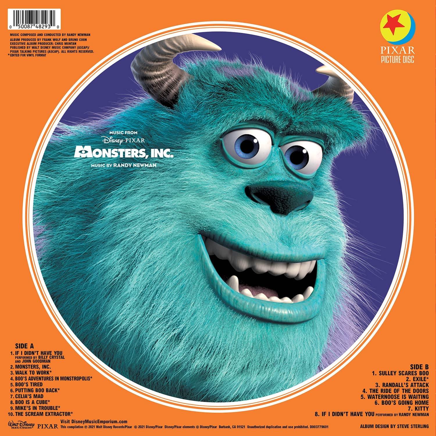 Randy Newman - Music From Monsters, Inc. (Limited Edition, Picture Disc Vinyl) (LP) - Joco Records